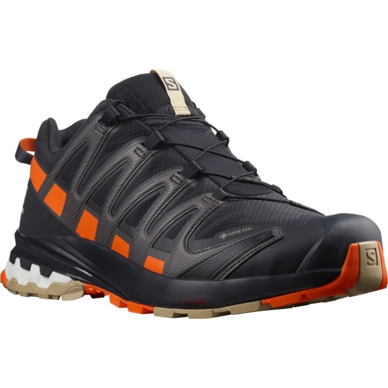 Sapatilhas Trail Running Salomon Xa Pro 3d V8 GTX Masculino Pretas Laranja | PT R37024